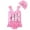 A-6590Pink, variant on MEZZALL Children Buoyancy Swimsuit Children Swimming Training Suit For Girls (4y 8y) Infants Toddler Beachwear Cute / 6-7