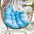thumbnail image 2 of Thickened Hanging Egg Chair Cushion【Only Cushion】Hammock Swing Chair Cushion Pads Soft Comfy for Indoor and Outdoor Patio, 2 of 7