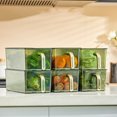 thumbnail image 3 of Refrigerator Food Container Food Preservation Sealed Lid Clear All-purpose Fridge Fruit Vegetable Holder, 3 of 4
