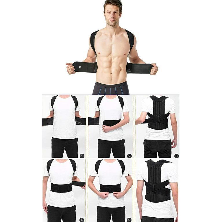 Men & Women Posture Corrector Back brace to Support Back, Shoulder and  Lumbar –