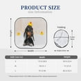 thumbnail image 3 of Daiia Dachshund Sitting in Bathtub 2PCS Car Windshield Sun Shade, Foldable Sun Shield for Car Front Window, Auto Sun Blocker Visor Protector Universal for Truck SUV Pickup-Medium, 3 of 7