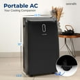 thumbnail image 2 of Portable Air Conditioner - 12000 BTU Cooling Capacity (ASHRAE) Compact Home A/C Cooling Unit, 2 of 7