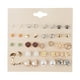 thumbnail image 2 of 20 Pares De Con Flecha De Bolas Para Mujeres Niñas Adorno Sunnimix Aretes colgantes para mujer, 2 of 8