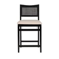 thumbnail image 2 of Powell Bauer 26" Indoor Counter Stool, Black/Beige, 2 of 26
