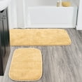 thumbnail image 2 of Garland Rug Traditional Washable Bath Rug Set, 2-Piece Set (21"x34" Bath Rug, & 22"x60" Runner) Linen, 2 of 8
