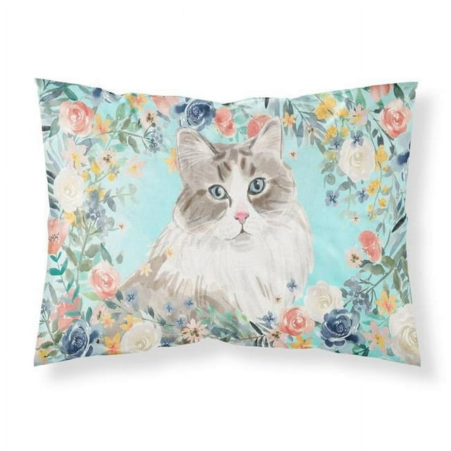 Carolines Treasures CK3399PILLOWCASE Siberian Spring Flowers Fabric Standard Pillowcase