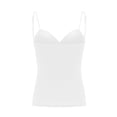 thumbnail image 4 of Camisole Tops with Built-in Bra for Women Sleeveless Spaghetti Straps V Neck Twist Front with Slim Fit Casual Summer High Elastic Cami Shirts, 4 of 6