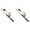 Black 2 Packs, variant on Cat Fishing Rod Toy Sturdy Cat Teasing Stick Interactive Toys Unique Styles,Fishing Rod Is Randomly Either ,Fishing Rod Telescopic ,Extend Up To 72cm/28.35inch