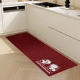 thumbnail image 1 of TIMIFIS Bathroom Rugs Kitchen Specific Floor Mat Non Slip Dirt Resist Oil Resist Erasable Non Washable Household Water Absorbing Foot Mat Striped Entry Foot Mat Bath Mat, 1 of 6