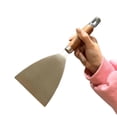 thumbnail image 1 of Chendee Stainless Steel Steak Cooking Spatula Pizza Shovel Pancake Beef Wood Handle,Triangle M, 1 of 9