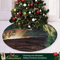 thumbnail image 6 of FMSHPON Young Tree Xmas Christmas Tree Skirt Stand Mat for Holiday Party Decoration Indoor Outdoor 48 inches, 6 of 6