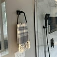 thumbnail image 3 of Anneau Porte-Serviettes Noir Mat pour Salle de Bain, Cuisine Support Mural en Acier Inoxydable Robuste, 3 of 7