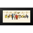thumbnail image 2 of Russell, Wendy 18x10 Black Modern Framed Museum Art Print Titled - Bird Menagerie II, 2 of 5