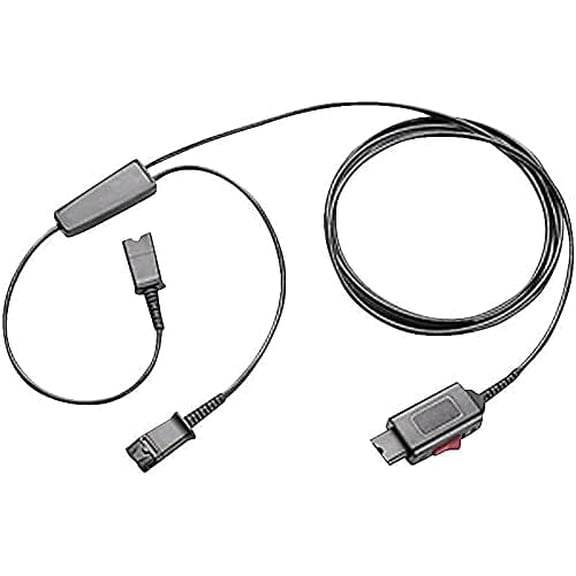 Pre-Owned Supervisory Splitter Y-Cord for Plantronics, AddaSound, VXI-P with Mute Button | Compatible with Plantronics H/HW QD Wired He
