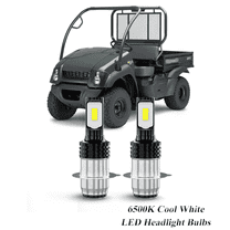 Compatible with Kawasaki Mule 610 2005-2011, 2-Pack H6 H6M Led Headlight Bulbs Motorcycle Bulb,1700lm 6500K Cool White, 12v-24v DC