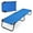 Blue, variant on LILEYI Folding Camping Cot, Portable Camping Bed with Steel Frame, Elevated Travel Military Portable Cots Bed for Adults Kids, Indoor Outdoor Foldable Sleeping Cot for Nap, Beach, Hiking, Camping