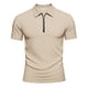 thumbnail image 5 of pstuiky camisetas de hombre, Camisa informal de manga corta con botones sueltos y elástica para hombre, estilo veraniego camisetas de hombre xxxl, 5 of 9