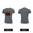 thumbnail image 2 of Coolnut Men's T Shirt Odor Protection Short, Cowboy Horse Desert Background Mens Short Sleeve Tees, Grey Crew-Neck Casual Tee Shirts, S, 2 of 6