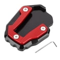 thumbnail image 2 of Side Stand Extension Pad, Durable Foot Support Plate Colorfast Aluminium Alloy  For Motorcycle Accessories Replacement For CRF1100L Africa Twin 2019-2021 Red,Blue,Black, 2 of 8