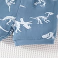 thumbnail image 6 of Rovga Kids Toddler Boys Summer Clothes Child Outfits Short Sleeve Dinosaur Tees And Shorts Sets Summer Clothes Size 2 To 7Y Stylish Infant Dailywear, 6 of 8