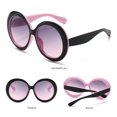 thumbnail image 3 of Gafas de Sol ADE WU Oversized Redondas Vintage 60s 70s UV400 Rosadas, 3 of 5