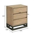 thumbnail image 4 of Home Fare Natural Brown Industrial Nightstand, 4 of 9