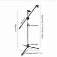 thumbnail image 5 of INTSUPERMAI 360° Rotating Microphone Stand Holder Dual Mic Clip Boom Arm Foldable Tripod, 5 of 7