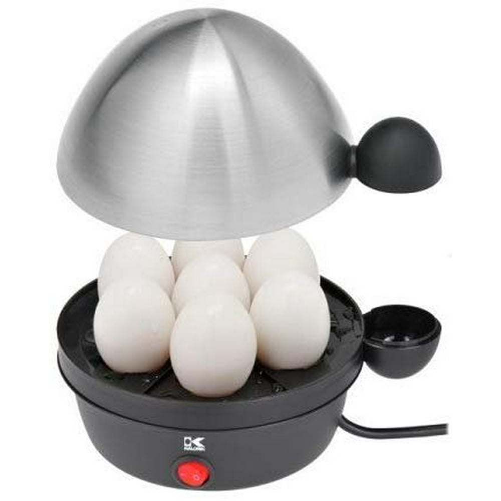 Kalorik Stainless Steel Egg Cooker, Black/Stainless Steel