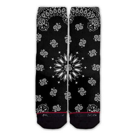 

Function - Black Bandana Fashion Socks