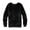 Black, variant on AherBiu Pajama Tops for Women Fleece Plush Crewneck Sweatshirt Long Sleeve Sleepwear Pullover Shirt
