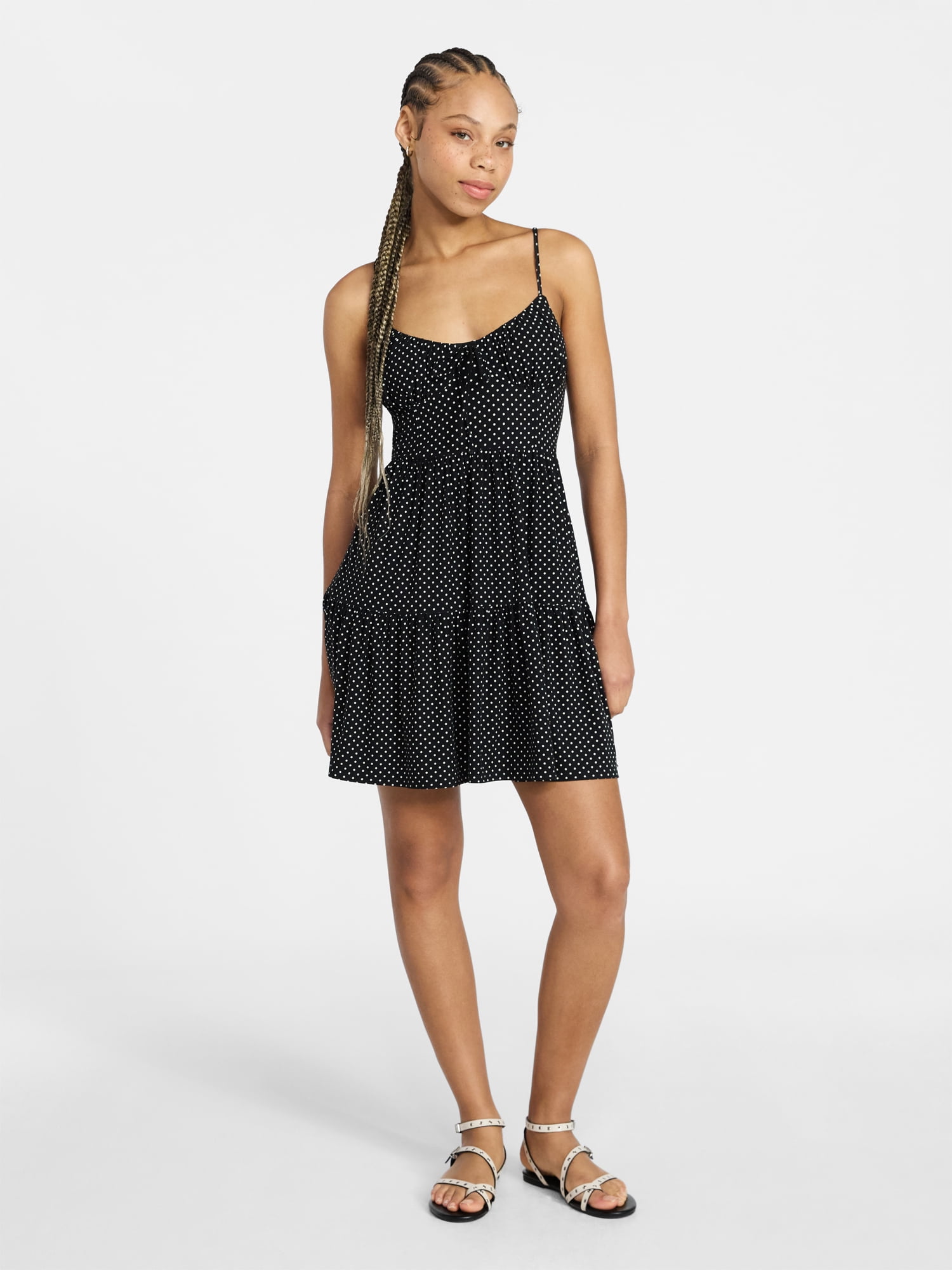 No Boundaries Tiered Mini Dress, Women's & Women's Plus XXS-4X