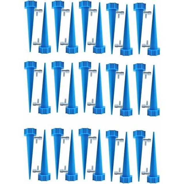 Botella de riego por goteo, regadera automática para plantas, riego por goteo, con válvulas reguladoras, para jardín, hogar, interior y exterior