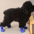 thumbnail image 4 of Dog Boots for Small Dogs | 4-Pack Adjustable Snow Booties with Non-Slip Sole | Paw Protector for Outdoor Walking & Indoor Hardwood Floors, 4 of 5