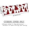thumbnail image 3 of Christmas Body Pillow Cover Merry Christams Tree Xmas Holiday Red White Cushion Long Pillowcase with Zipper Decorative Soft Bedding Pillow Cases Farmhouse Pillow Covers for Bedroom,Couch,20"x54", 3 of 4