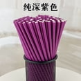 thumbnail image 1 of Nvzi 100Pcs Biodegradable Paper Straws for Party Supplies,Birthday,Christmas Decorations-Dark Purple, 1 of 5