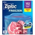 Ziploc Stay Open Design Gallon Freezer Bags, 152 ct.