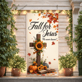 thumbnail image 6 of Inspirational Theme Fall Banner Christian Decoration Leaf for Autumn Display Church Event Seasonal Decor, 6 of 9