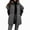 Gray, variant on Edvintorg Vest for Women Plus Size Stand Collar Puffer Waistcoat Solid Color Zip up Long Quilted Outerwear with Pocket Womens Fashion Army Green S-3XL