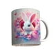 thumbnail image 1 of Taza de café de cerámica de Pascua 350ml | Linda taza de agua de té decorada con conejo | Regalo festivo | Vaso cerámico de mano único para café, té, leche | Fácil de limpiar | Uso diario | Vajilla, 1 of 6