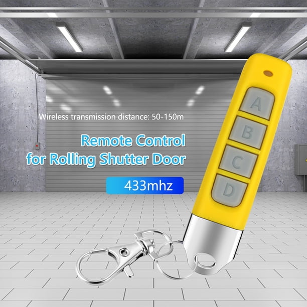 433MHz Copia Duplicador Plástico 4 Teclas Control Remoto Abrepuertas Con Pilas Barbie Nuevos Originales
