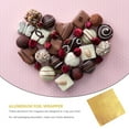 thumbnail image 4 of LOVEVER 600 Pcs Gold Aluminum Foil Packing Paper Food Baking Candy Wrappers Tea Packpack, 4 of 6