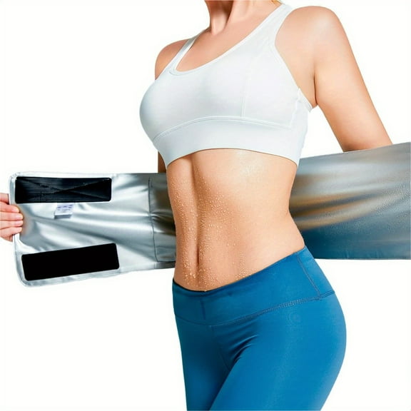 Sauna Waist Trainer with Pocket Adjustable Sweat Band Belly Wrap Belt for Stomach Women Men