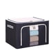 thumbnail image 3 of Caja de almacenamiento de tela Oxford, caja de tela plegable con marco de acero, caja de almacenamiento para el hogar, caja de almacenamiento de ropa de gran capacidad, caja de almacenamiento de, 3 of 3