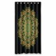 thumbnail image 1 of Cortina de Ducha ABPHQTO de poliéster impermeable con flores doradas de Mandala 90x180 cm, 1 of 1