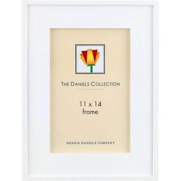 Dennis Daniels W4914W 11 x 14 in. Step Molding Frame - White