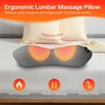 thumbnail image 3 of 3 in 1 Back Massager with Heat, Vibration & Traction, Ergonomic Lumbar Support for Lower Back Pain Relief, Spine Support for Bed, Chair, Home, 3 of 8