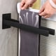 thumbnail image 5 of Toallero Laklulu sin perforaciones Toallero negro Toallero autoadhesivo Gancho para toallas de baño Toallero de pared Doble 40 cm Cocina, 5 of 6