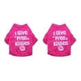 thumbnail image 1 of Camisa de verano Greeniant para perros Bulldog Rosa rojo XL, 1 of 6