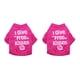 thumbnail image 2 of Camisa para perro Methold Rosa roja M 2piezas, 2 of 6