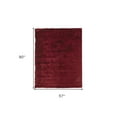thumbnail image 5 of 5' X 8' Red And Purple Shag Tufted Handmade Area Rug, 5 of 8